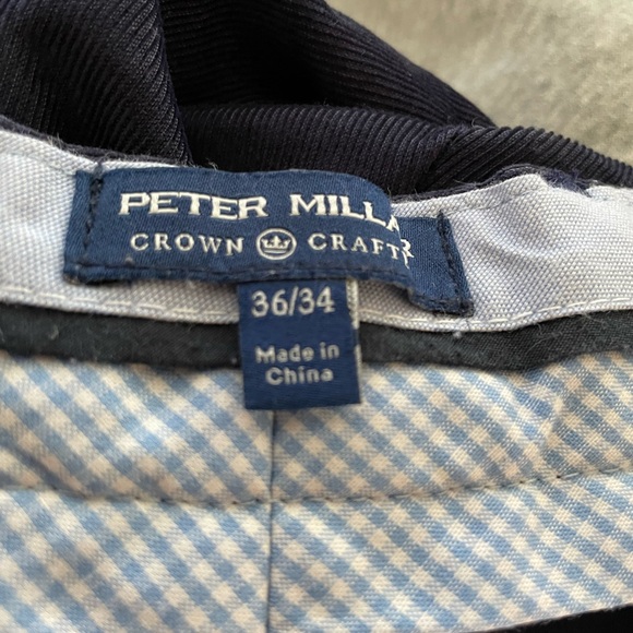 Peter Millar Corduroy Pants Crown Superior Soft blue Men's Size 36X34 - Picture 2 of 3